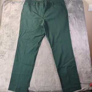 41‎ Hawthorn ponderosa Women Pine Green Stretch Pants 16 Cotton Blend Trousers